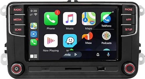Miniatura 12 de 7" Android 13 Radio de coche con Carplay inalámbrico Android Auto GPS Navegación Estéreo de coche 8-CORE 2+32G Pantalla táctil IPS WiFi BT FM AM DSP