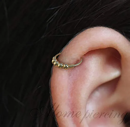 Miniatura 34 de Variedad de aretes de aro para cartílago