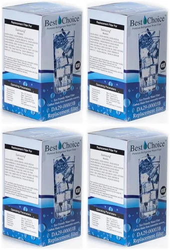 Miniatura 2 de Best Choice - Cartucho de repuesto certificado para filtros de agua para refrigerador Samsung DA29-00003G DA29-00003B, DA29-00003A, HAFCU1