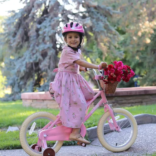 Miniatura 6 de JOYSTAR Fantasy Girls Bike for 2-12 Years Old Toddlers and Kids, 12" 14" 16" 18“ 20" Retro Style Kids Bike with Training Wheels
