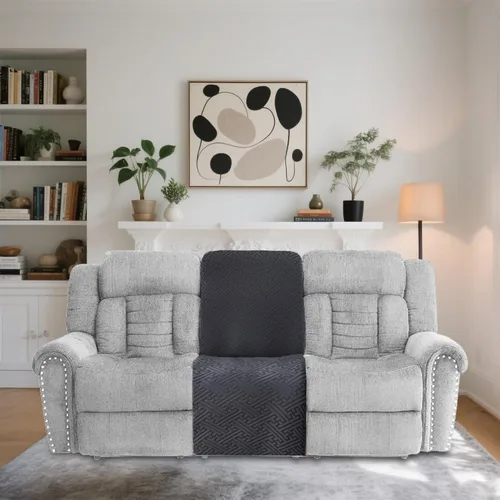 Miniatura 25 de Fundas de sofá reclinable seccional 100% impermeables para sofá reclinable en forma de L, funda de sofá modular de esquina en forma de L, fundas