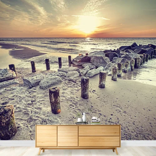Miniatura 25 de wall26 - Hermoso patrón de agua azul que refleja el sol. - Mural de pared removible Papel pintado autoadhesivo grande - 100x144 pulgadas obra