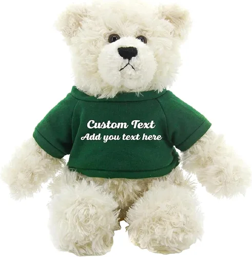 Miniatura 16 de Oso de peluche personalizado Brandon crema de 12 pulgadas, osos de peluche personalizados, gran regalo para San Valentín, graduación, cumpleaños
