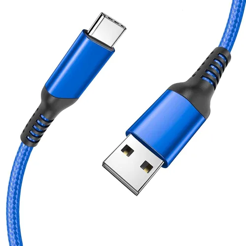 Miniatura 11 de Awnuwuy [2 unidades de 10 pies] Cable de carga USB tipo C rosa, cable largo para Android auto, USB A a USB C, cable de carga rápida para Samsung