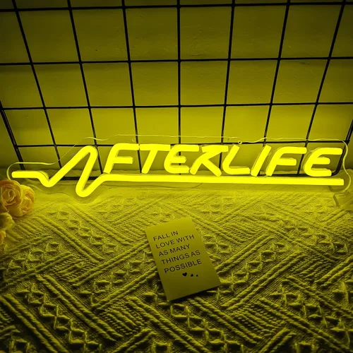 Cyberpunk Letrero de Neón Juego Letrero LED para Decoración de Pared Juegos de Disparos Luz de Neón para Sala de Juegos Cueva de Hombre Decoración