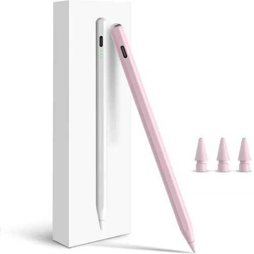 Miniatura 16 de Lápiz para Apple iPad A16 10ª Generación, Lápiz capacitivo de carga rápida para iPad A16/11-6ª gen 2025-2018, Air 11"/13" M3/M2/5ª-3ª, Pro