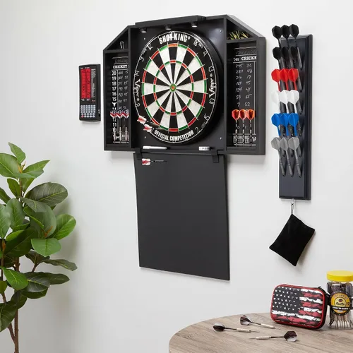 Miniatura 9 de Viper Soporte de dardos montado en la pared/exhibidor de caddy, capacidad para 12 dardos de acero y punta suave