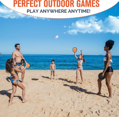Miniatura 9 de Wedopro Juego de pelotas para lanzar y atrapar, guante de béisbol y pelotas para atrapar para niños pequeños, juegos al aire libre para niños