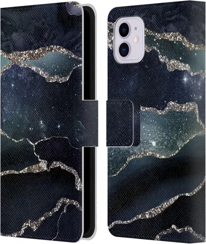 Miniatura 10 de Head Case Designs Officially Licensed UtArt Deep Sparkle Waves Dark Night Marble Leather Wallet Case Compatible with Apple iPhone 11