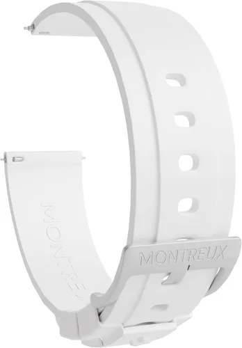 MONTREUX Correa de reloj de goma FKM de lujo de 0.787 in con liberación rápida para Rolex, Omega, TAG Heuer, Seiko y más