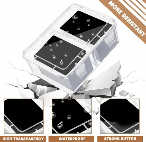Miniatura 3 de Vicenpal Caja de almacenamiento de 300 tarjetas compatible con Mtg TCG, caja de almacenamiento de tarjetas coleccionables de plástico transparente