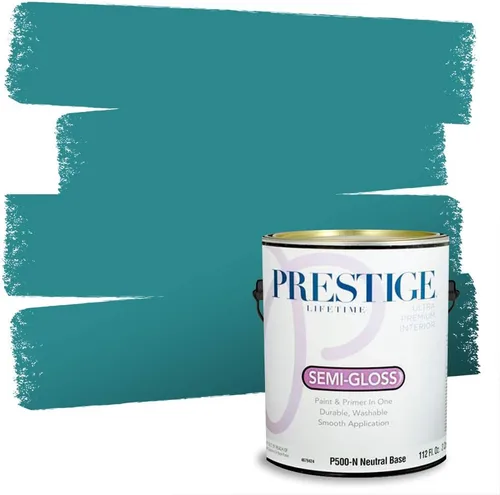Miniatura 235 de PRESTIGE Pintura interior e imprimación en uno, azul cielo, semi-brillante, 1 galón
