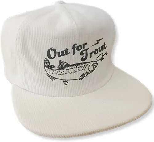 Miniatura 16 de ThatsRad Out for Trout Corduroy Snapback Sombrero Gorra Pesca con Mosca Pescador