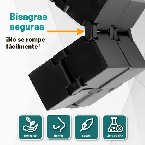 Miniatura 4 de Cubo infinito sensorial fidget, juego de fidgeting EDC para niños y adultos, minigadget genial, mejor para el alivio del estrés y la ansiedad