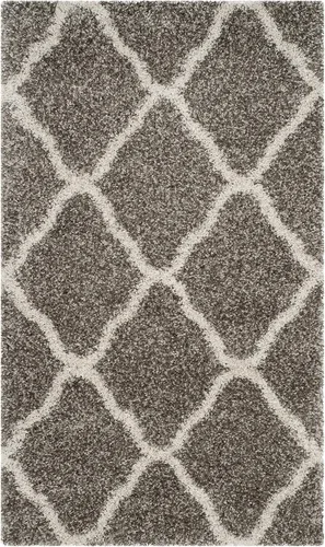 Miniatura 58 de SAFAVIEH Hudson Shag Collection - Alfombra extragrande de 11 x 15 pies, diseño de enrejado, no desprende pelusa y de fácil cuidado, 2 pulgadas