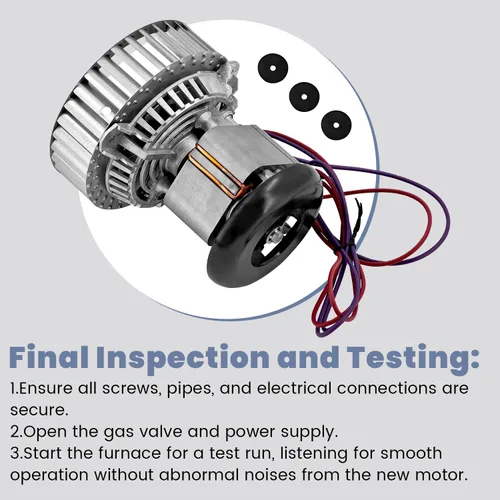 Miniatura 6 de 0131G00000P Motor de soplador inductor de tiro compatible con Goodman 0131G00000PS 0131G00000S para Fasco 70582338 71582338 para Packard 66000