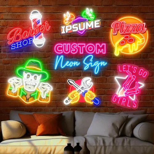 Miniatura 8 de SELICOR Rótulos en luces LED de neón para habitación, boda, fiesta de cumpleaños, letrero de neón para decoración de casa, bar, tienda y logo