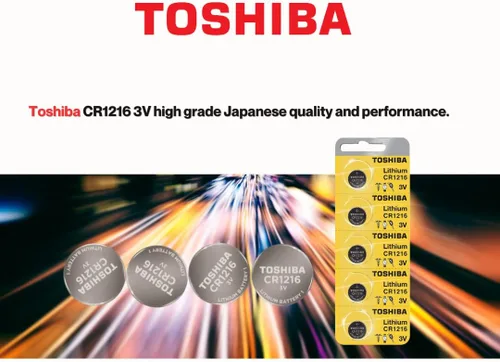 Miniatura 5 de Toshiba Batería CR1216 3V Litio Moneda Celda (15 Baterías)