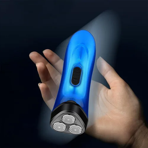 Miniatura 7 de Maquinilla de afeitar eléctrica para hombres, afeitadora recargable inalámbrica para hombres, afeitadora facial portátil, maquinilla de afeitar
