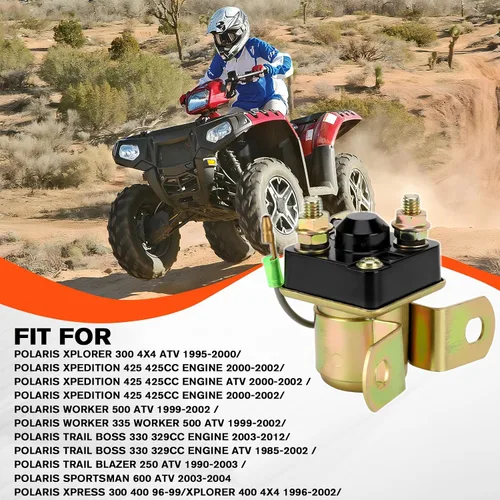 Miniatura 5 de Sportsman 500 Relé solenoide de arranque para Polaris 325 Magnum 425 500 Scrambler 500 400 1997-2002 Trail Blazer 250 Trail Boss 330 2003-2012