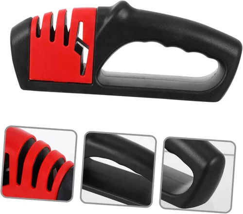 Miniatura 7 de Tofficu Accesorios para afilar cuchillas, herramienta resistente para afilar cuchillos de 4 etapas, fácil de usar para el hogar