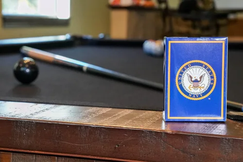 Miniatura 20 de Juego de regalo del ejército de los Estados Unidos Juego de cartas y dados Tarjetas de insignia de rango del ejército Regalos del ejército