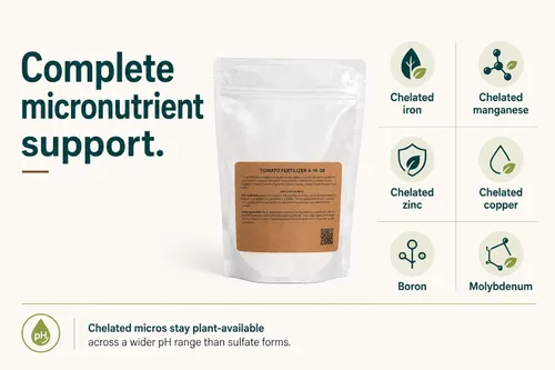 Miniatura 4 de Greenway Biotech, Inc. Fertilizante de tomate 4-18-38 en polvo, soluble en agua con micronutrientes quelados para tomates, pimientos y berenjenas