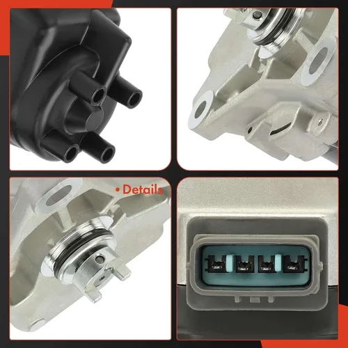 Miniatura 8 de Distribuidor de encendido A-Premium con tapa y rotor Compatible con Honda Accord 1999 2000 2001 2002 L4 2.3L