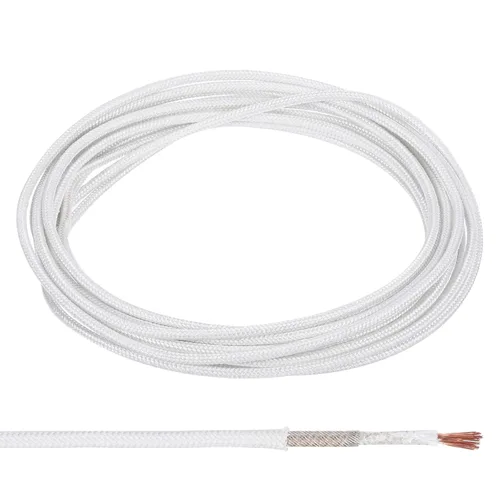 Miniatura 8 de PATIKIL Cable de alta temperatura de 14.8 pies, 9 AWG, -76.0-662.0 °F de fibra de vidrio de mica aislado, cable electrónico flexible resistente al