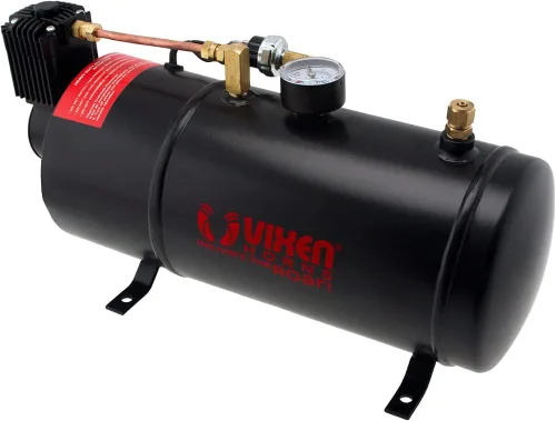 Miniatura 6 de Vixen Horns Kit de bocina de tren para motocicleta/bicicleta/camión/coche. Sistema completo a bordo - Compresor de aire de 150 psi, tanque de 1