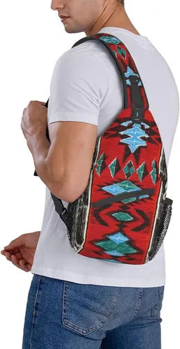 Miniatura 7 de COFEIYISI Mochila cruzada unisex para hombres y mujeres, bolsa de pecho casual, mochila de hombro, mochila deportiva para viajes, senderismo