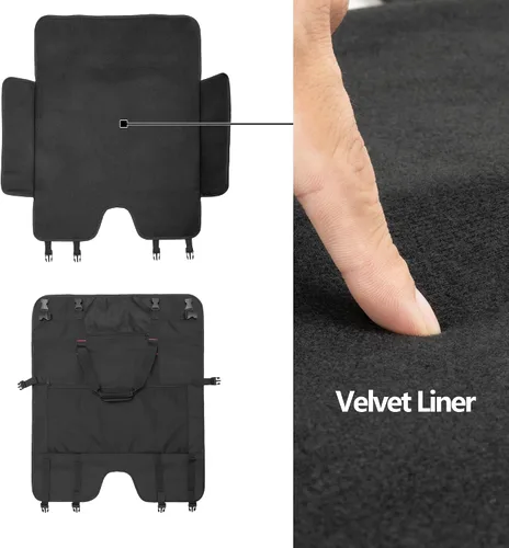 Miniatura 4 de Trunab Funda de transporte de viaje para pantallas LCD y monitores de 27", con forro acolchado de terciopelo, bolsa protectora para monitor Negro