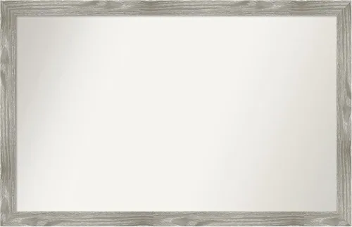 Miniatura 136 de Amanti Art Espejo personalizado, espejo de baño gris plomo a rayas, espejo de pared o espejo de tocador de baño sobre el fregadero