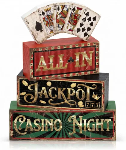 Miniatura 17 de Britimes Juego de 4 piezas de decoración de mesa de noche de película, juego de decoraciones de bandeja escalonada de Navidad, estrella de película