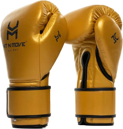 Miniatura 14 de HIT N MOVE Guantes de boxeo All Day Pro Balance con gancho y bucle, guantes de boxeo para hombre, equipo de boxeo, guantes de entrenamiento