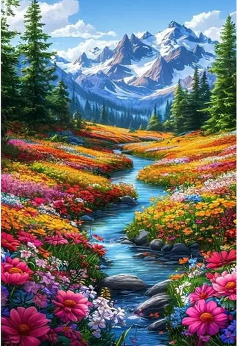 Miniatura 18 de KICHANG 4 paquetes de pintura por números para adultos, pintura al óleo acrílica de animales por números sobre lienzo, kits de pintura para adultos