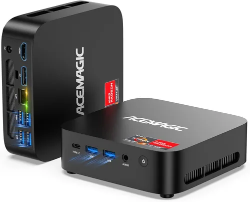 Miniatura 12 de ACEMAGIC V1 Mini PC, 16 GB DDR4 RAM 256 GB SSD Mini computadoras, Twin Lake N150 (Beat N97/N95) PC de escritorio pequeño, 4K Dual
