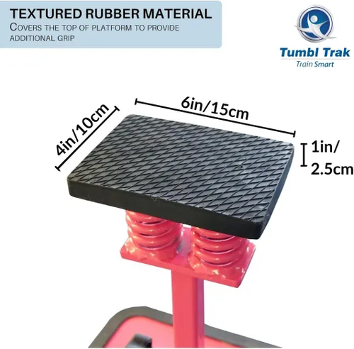 Miniatura 3 de Tumbl Trak Fly Right - Entrenador de equilibrio y flexibilidad para animadores Rosa fuerte