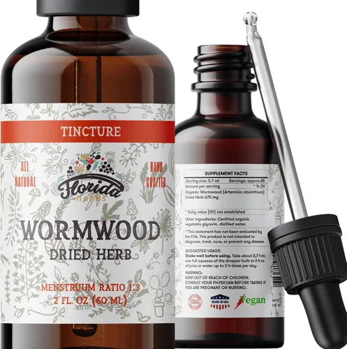 Miniatura 6 de Tintura orgánica de ajenjo dulce, suplemento natural de limpieza intestinal y limpieza digestiva, extracto de hierba de ajenjo para desintoxicación