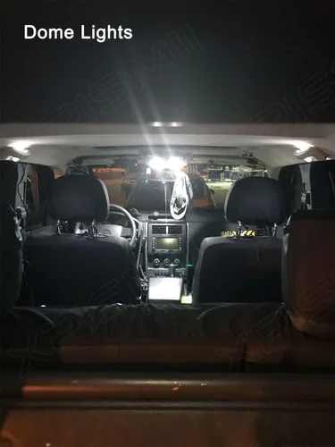 Miniatura 5 de Xpismii Kit de 15 piezas de luz LED interior Grand Cherokee blanca de repuesto para Jeep Grand Cherokee 2011 2012 2013 2014 2015 2016 2017 2018 2019