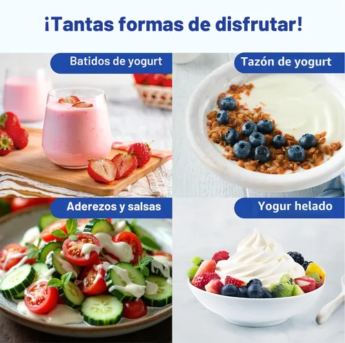 Miniatura 8 de Ultimate Probiotic Yogurt Maker XL, control de tiempo y temperatura ajustable, 50% más de capacidad con 12 frascos de yogur de 6 onzas, hace
