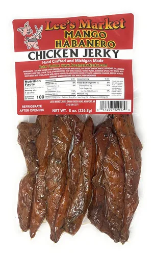 Miniatura 7 de Lee's Market Carne seca de pollo a la parrilla con piña, suave y tierna, saludable y baja en carbohidratos, sin gluten, apta para dieta paleo