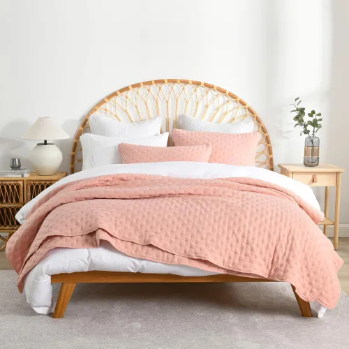 Miniatura 11 de Wistown Juego de ropa de cama reversible tamaño Queen, juego de colcha suave y ligera de 3 piezas para todas las estaciones, patrón de diamante
