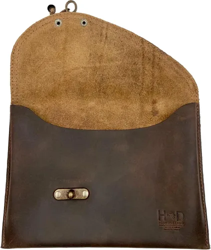 Miniatura 2 de Hide & Drink, Bolso de mano vintage hecho a mano de cuero de grano completo, moda para mujer
