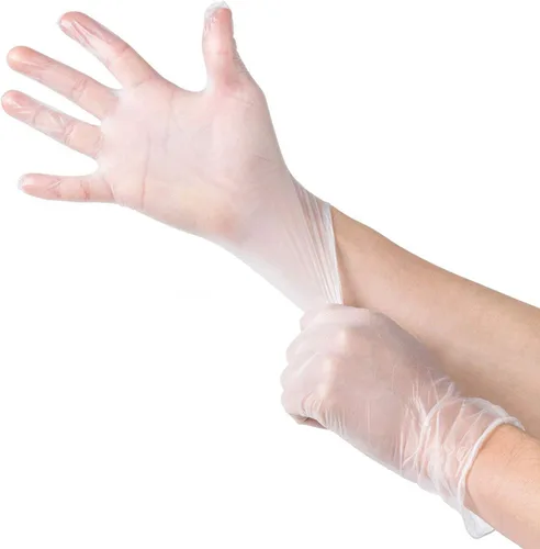 Miniatura 3 de Guantes de vinilo desechables, no esterilizados, sin polvo, tacto suave, grado de servicio de alimentos.