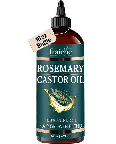 Miniatura 10 de Aceite de Ricino Orgánico (16oz) - Botella de Aceite de Ricino Orgánico Puro, Hexano Libre, Prensado en Frío, Sin Refinar - Aceite Natural