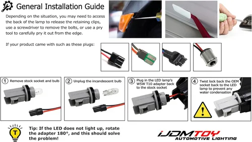 Miniatura 6 de iJDMTOY - Kit de luces laterales traseras LED rojas con lente ahumada Compatible con Ford Mustang 2005-09, alimentado por 54 LED SMD, reemplaza