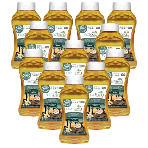 Miniatura 10 de Nectevia New England Maple - Néctar de agave con infusión de stevia, paquete de 2