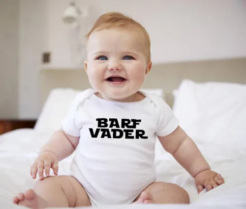 Miniatura 2 de Southern Sisters Barf Vader - Mameluco de ropa de bebé para niño o niña, parodia y fan de Darth V
