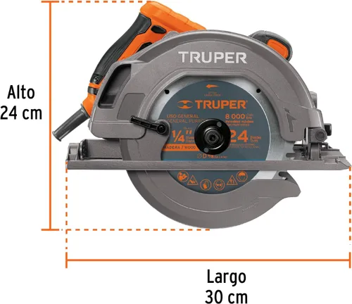 Miniatura 3 de Sierra circular, 7-1/4 ', profesional, 1500 W